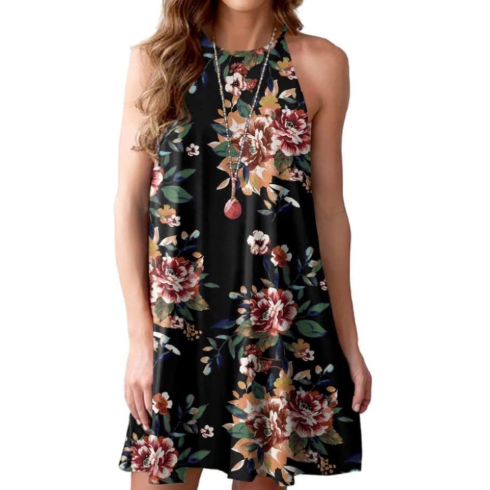 Feiersi Floral Summer Dress